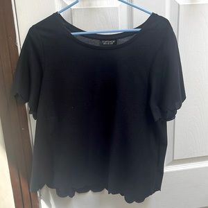 3 FOR$50 / Topshop Scalloped T-shirt